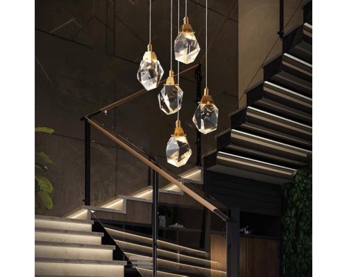 Подвесной светильник Oxygen 9701P/5R BR iLedex