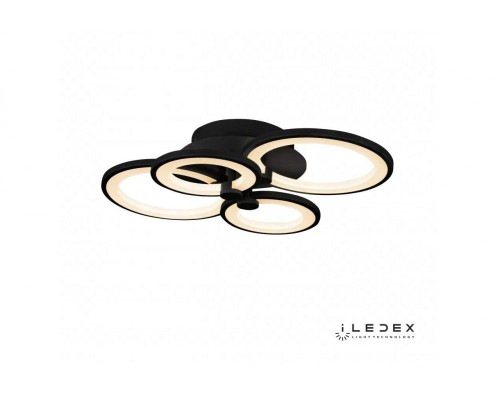 Потолочная люстра Ring A001/4 MBK iLedex