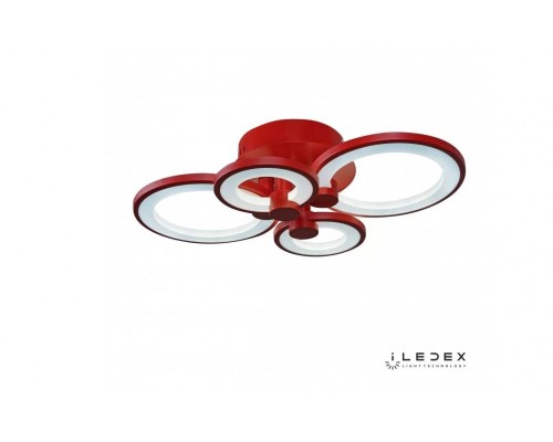 Потолочная люстра Ring A001/4 Red iLedex