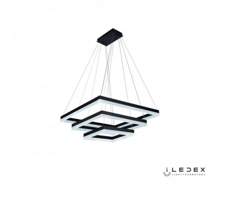 Подвесной светильник Twins D0319-3 (400x600x800) BK iLedex