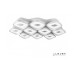 Потолочная люстра Flying FS-012-X10 240W WH iLedex