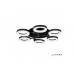 Потолочная люстра Jomo FS-014-X6-(B) 72W BK iLedex