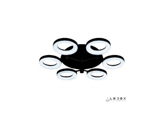Потолочная люстра Jomo FS-014-X6-(B) 72W BK iLedex