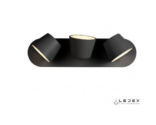 Спот Flexin W1118-3AS BK iLedex