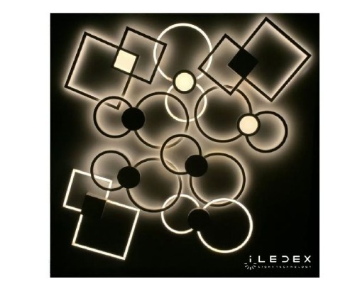 Настенно-потолочный светильник Galaxy X046424 24W 3000K BK iLedex