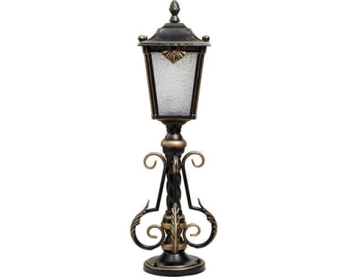 Наземный фонарь Квадро 26-001-ЧЗ Кузнечное дело