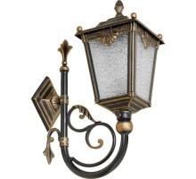 Настенный фонарь уличный Квадро 32-001-ЧЗ Кузнечное дело