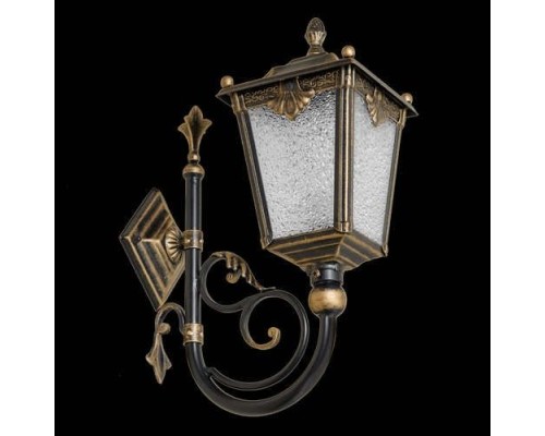 Настенный фонарь уличный Квадро 32-001-ЧЗ Кузнечное дело