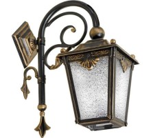 Настенный фонарь уличный Квадро 33-001-ЧЗ Кузнечное дело