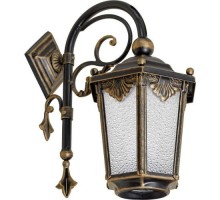 Настенный фонарь уличный Ретро 35-001-ЧЗ Кузнечное дело