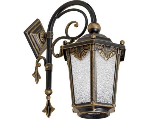 Настенный фонарь уличный Ретро 35-001-ЧЗ Кузнечное дело