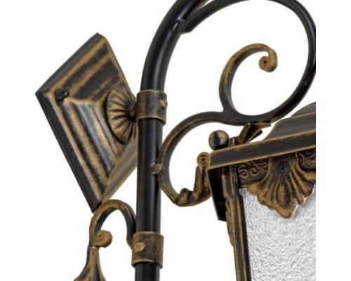 Настенный фонарь уличный Ретро 35-001-ЧЗ Кузнечное дело