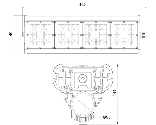 Уличный консольный светильник Галеон 41 CB-C0327042 Светон