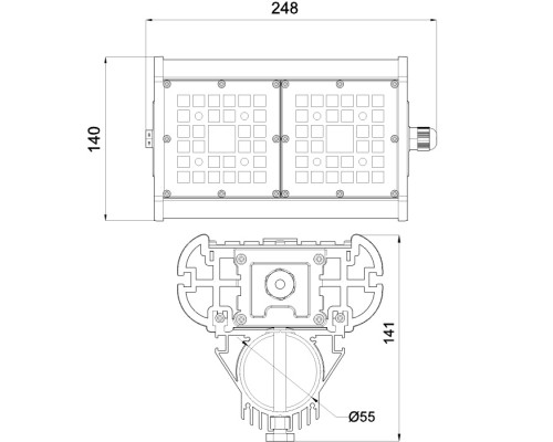 Уличный консольный светильник Галеон 21 CB-C0328040 Светон