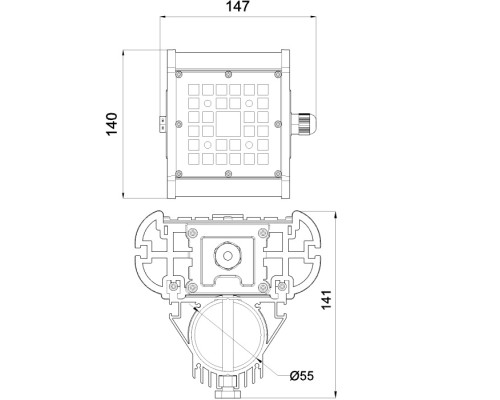 Уличный консольный светильник Фрегат 11 CB-C0600039 Светон
