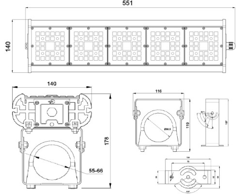 Прожектор уличный Фрегат 51 CB-C0612044 Светон