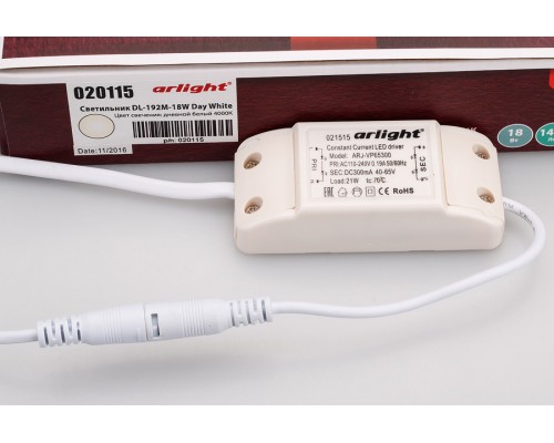 Светильник DL-192M-18W Day White 020115 Arlight
