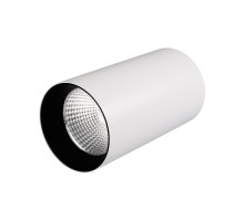 Светильник накладной SP-POLO-R85-1-15W Warm White 40deg (White, Black Ring) 022940 Arlight