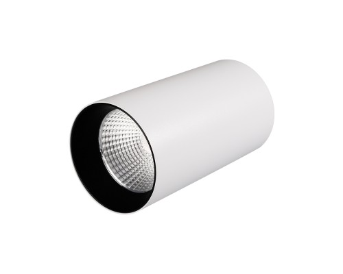 Светильник накладной SP-POLO-R85-1-15W Warm White 40deg (White, Black Ring) 022940 Arlight