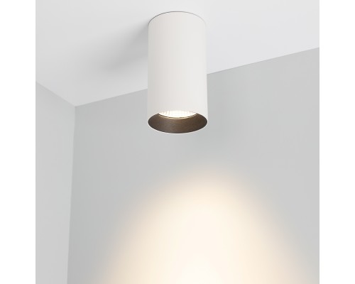 Светильник накладной SP-POLO-R85-1-15W Warm White 40deg (White, Black Ring) 022940 Arlight