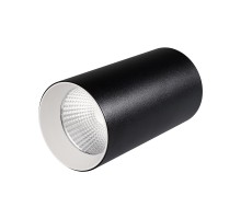 Светильник накладной SP-POLO-R85-1-15W Day White 40deg (Black, White Ring) 022954 Arlight