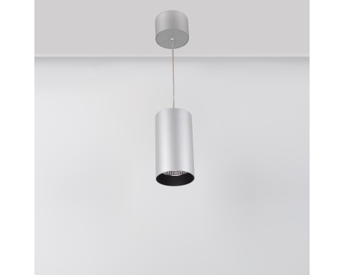 Светильник подвесной SP-POLO-R85-2-15W Day White 40deg (Silver, Black Ring) 022966 Arlight