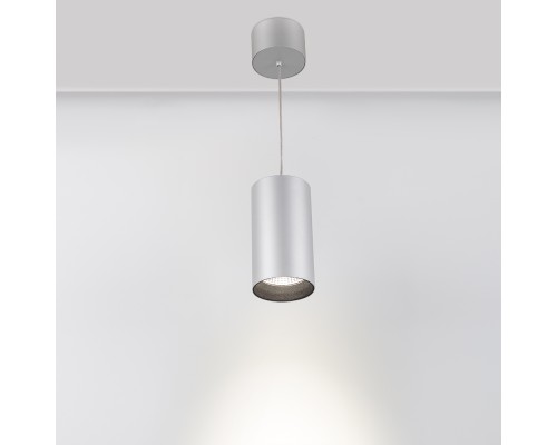 Светильник подвесной SP-POLO-R85-2-15W Day White 40deg (Silver, Black Ring) 022966 Arlight