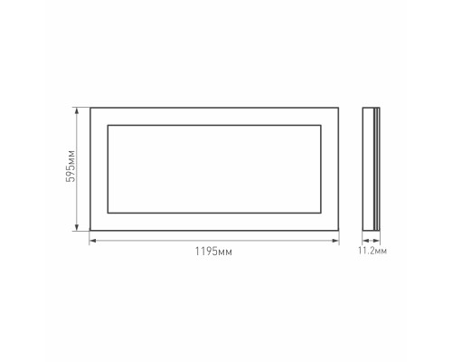 Панель IM-600x1200A-48W White 023158(1) Arlight