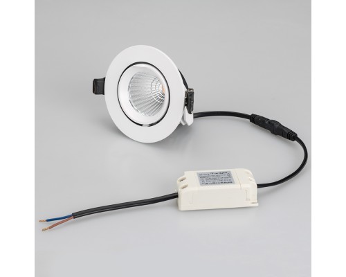 Светильник LTD-EXPLORER-R100-12W Warm3000 (WH, 38 deg) 024026 Arlight