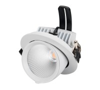 Светильник LTD-EXPLORER-R130-20W Day4000 (WH, 38 deg) 024030 Arlight