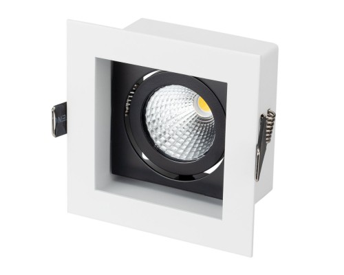 Светильник CL-KARDAN-S102x102-9W Day (WH-BK, 38 deg) 024125 Arlight