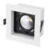 Светильник CL-KARDAN-S102x102-9W Warm (WH-BK, 38 deg) 024126 Arlight