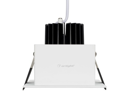 Светильник CL-KARDAN-S102x102-9W Warm (WH, 38 deg) 024137 Arlight