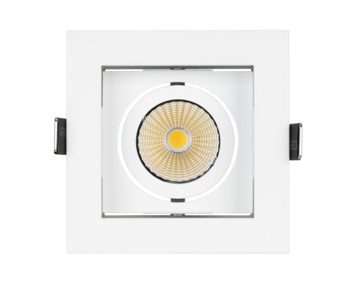 Светильник CL-KARDAN-S102x102-9W Warm (WH, 38 deg) 024137 Arlight