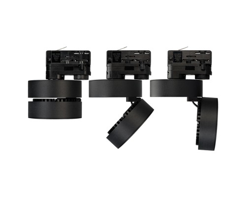 Светильник LGD-MONA-TRACK-4TR-R100-12W Warm3000 (BK, 24 deg) 024996 Arlight