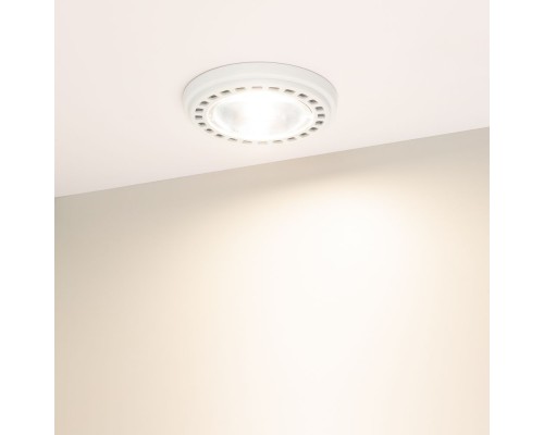 Лампа AR111-UNIT-G53-15W- Warm3000 (WH, 24 deg, 12V) 025640 Arlight
