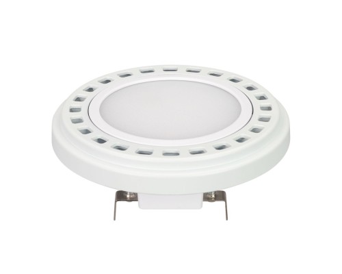 Лампа AR111-UNIT-G53-12W- Warm3000 (WH, 120 deg, 12V) 026887 Arlight