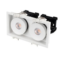 Светильник CL-SIMPLE-S148x80-2x9W Day4000 (WH, 45 deg) 028150 Arlight