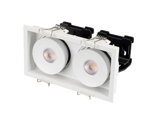 Светильник CL-SIMPLE-S148x80-2x9W Day4000 (WH, 45 deg) 028150 Arlight