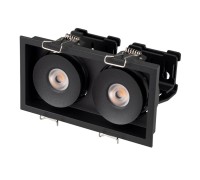 Светильник CL-SIMPLE-S148x80-2x9W Warm3000 (BK, 45 deg) 028151 Arlight
