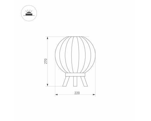 Светильник LGD-PEARL-TAB-7W Warm3000 (GR, 164 deg, 230V) 029974 Arlight