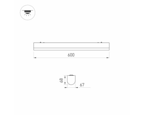 Светильник ALT-LARGO-600-15W Day4000 (WH, 120 deg, 230V) 030989 Arlight