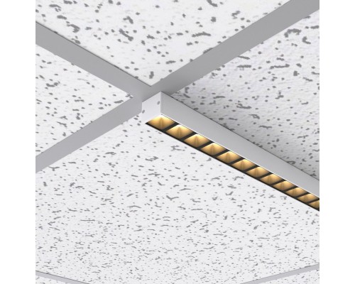 Светильник SNAP-STARLINE-LASER-S600-13W Warm3000 (WH-BK, 80 deg, 48V) 031570 Arlight