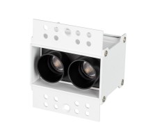 Светильник MS-ORIENT-BUILT-TRIMLESS-TC-S38x67-5W Warm3000 (WH-BK, 30 deg, 230V) 031923 Arlight