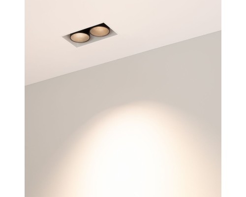 Светильник MS-ORIENT-BUILT-TRIMLESS-TC-S38x67-5W Warm3000 (WH-BK, 30 deg, 230V) 031923 Arlight