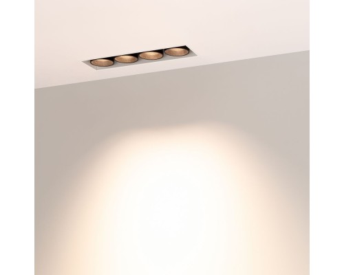 Светильник MS-ORIENT-BUILT-TRIMLESS-TC-S38x127-10W Warm3000 (WH-BK, 30 deg, 230V) 031924 Arlight