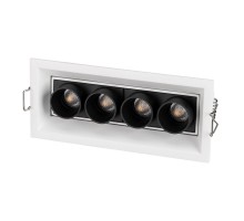 Светильник MS-ORIENT-BUILT-TURN-TC-S67x150-10W Warm3000 (WH-BK, 30 deg, 230V) 031929 Arlight