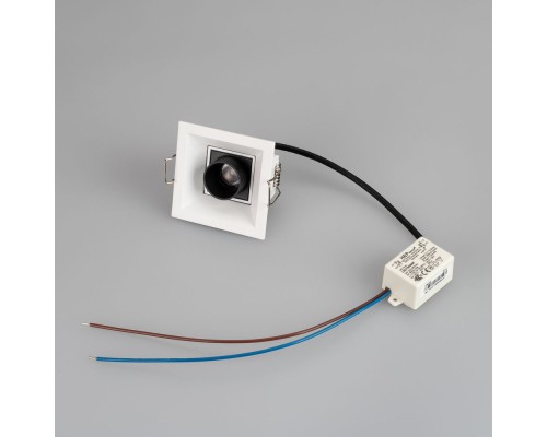 Светильник MS-ORIENT-BUILT-TURN-TC-S67x67-3W Day4000 (WH-BK, 30 deg, 230V) 032220 Arlight