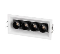 Светильник MS-ORIENT-BUILT-TURN-TC-S67x150-10W Day4000 (WH-BK, 30 deg, 230V) 032229 Arlight
