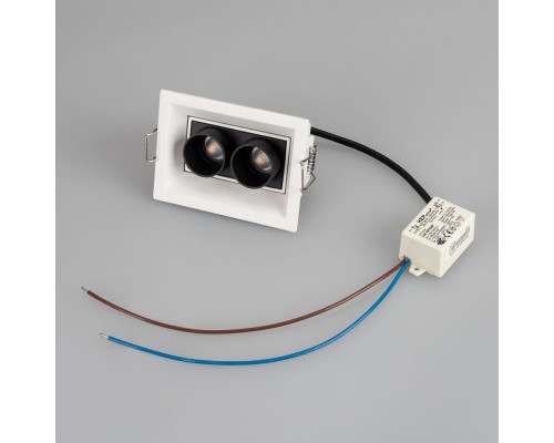 Светильник MS-ORIENT-BUILT-TURN-TC-S67x90-5W Day4000 (WH-BK, 30 deg, 230V) 032232 Arlight